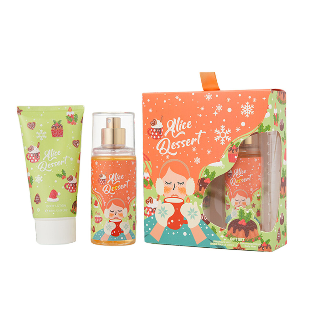 (A) Body Milk Women's Perfume 88ml Set