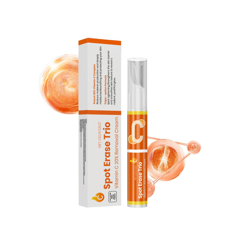 Dark (Multicolor) Vitamin C Lightens Spots And Removes Wrinkles Moisturize Balances Water And Oil Refines Pores Shrinks Pores Makes Smoothes 15G