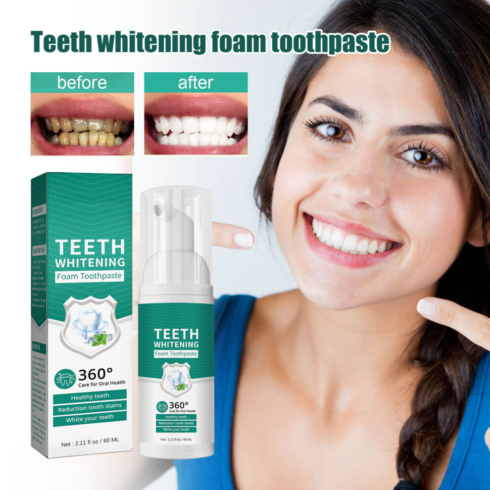 Green/Yellow () Tooth Cleaning Toothpaste Oral To Wipe Off Stains To Wipe Off Stains To Wipe Off Teeth Breath Fresh And Bright 60Ml