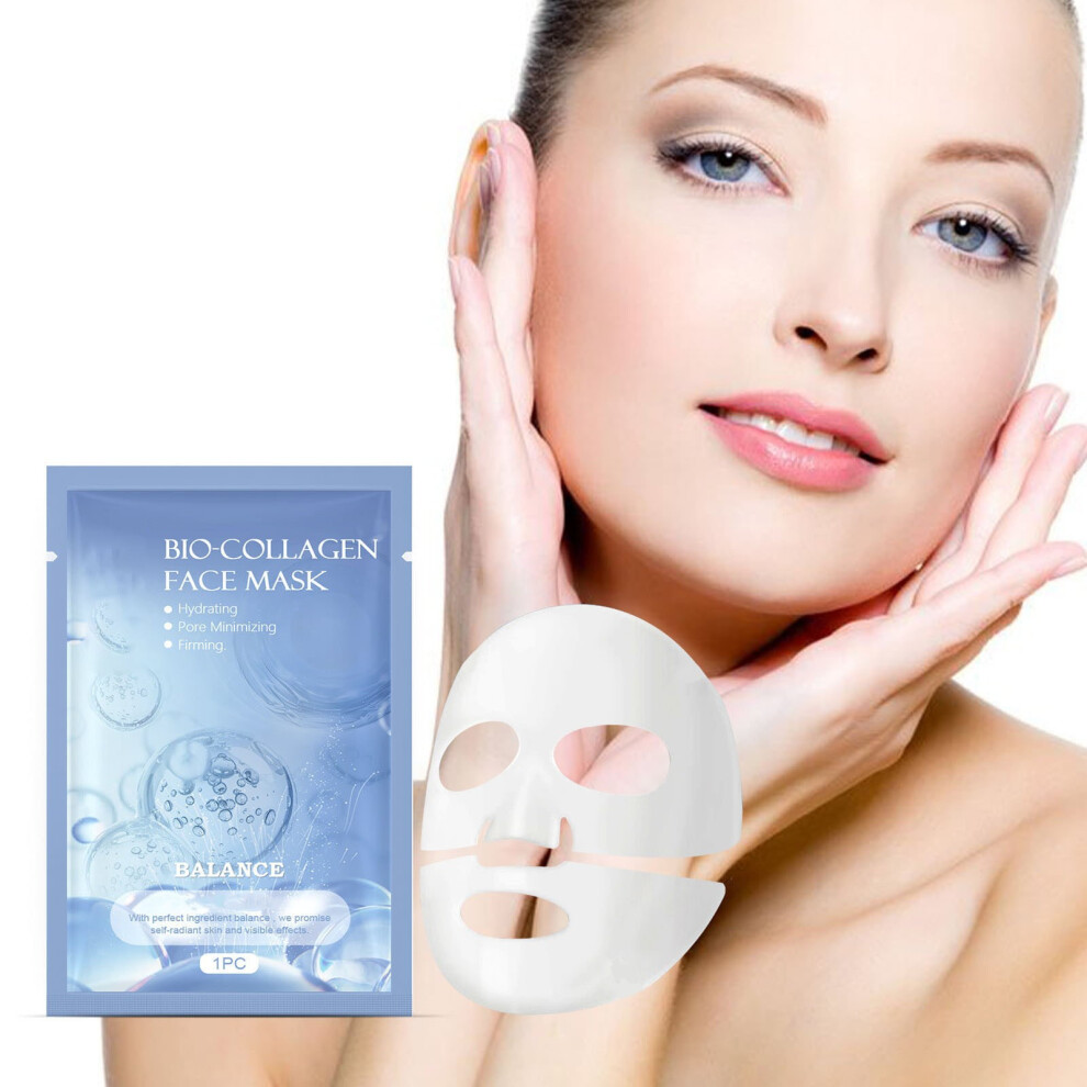 (Blue) Facial Mask Moisturizing And Firming Patch Sensitive Apply Reduce Wrinkle Moisturizing Nutrition Facial Mask 5ml