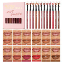 (Multicolor) Women Lipstick Pen Non Fading Stick Lipstick Pen Long Lasting Lipstick 0.8gx12