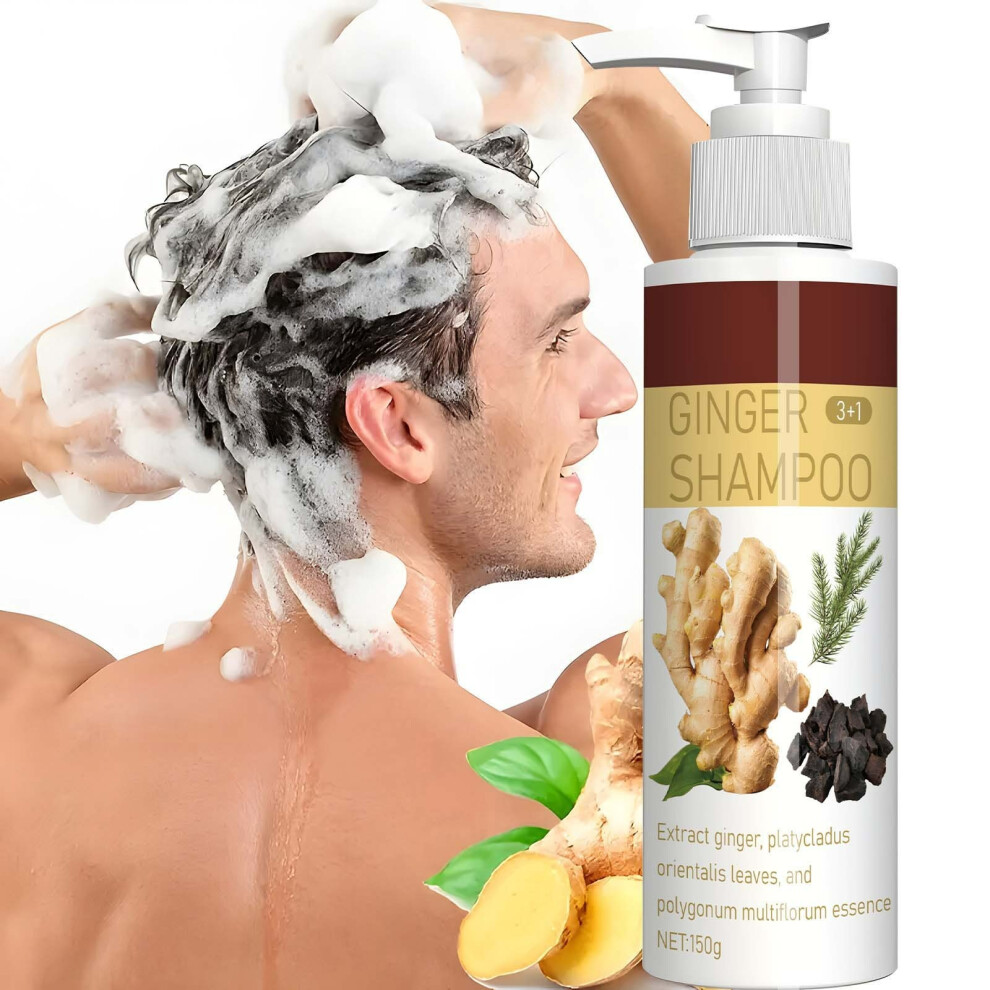 (Multicolor) 150g Ginger - Infused Shampoo Transform Your Hair With Cleaning Hydrating And Softening