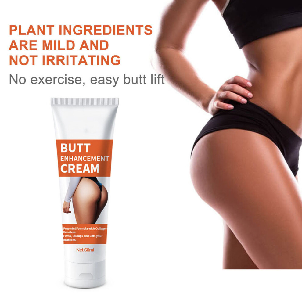 Cream (Multicolor) Pepper Plant Butt Enhancement Buttock Enhancement Massage Hip Butt Firm Enlargement 60G