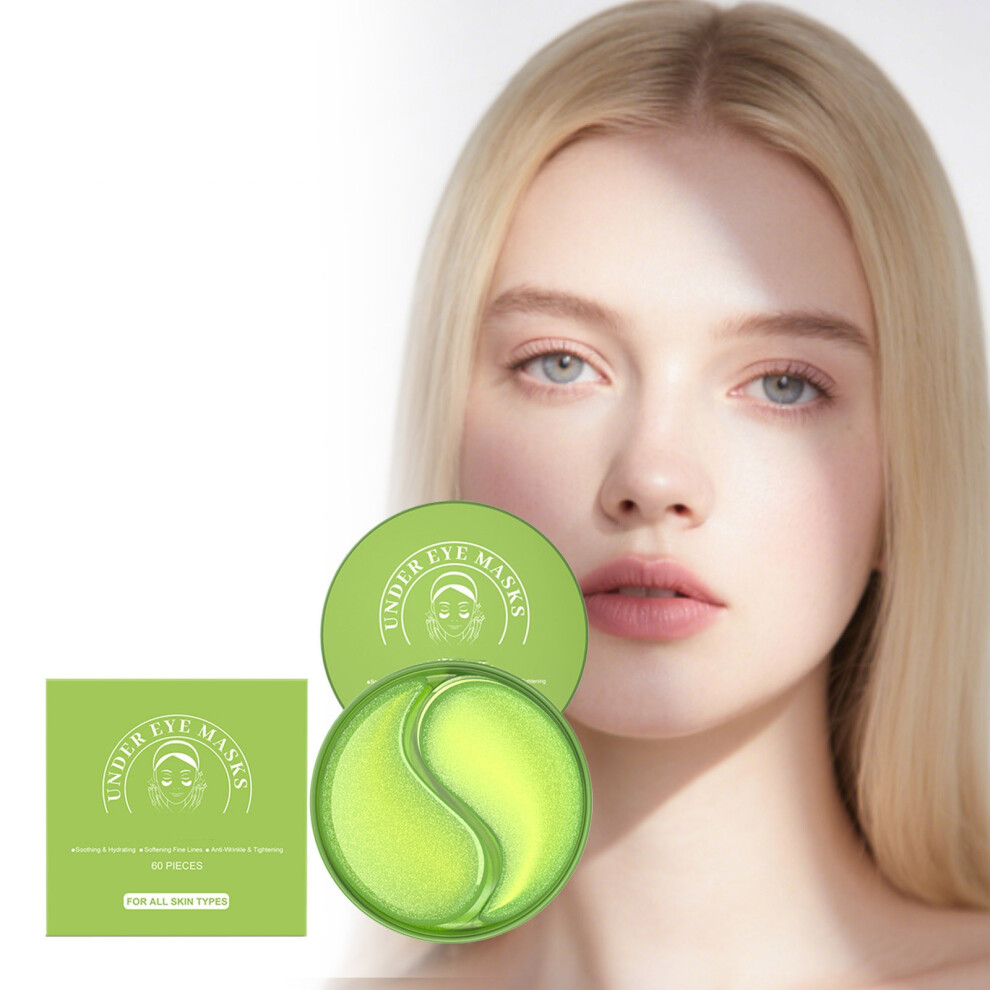 Green/Dark () Nourish And Care For Delicate Eyes Reduce Circles And Fine Lines And Use 60 Moisturizing And Brightening Eye Masks