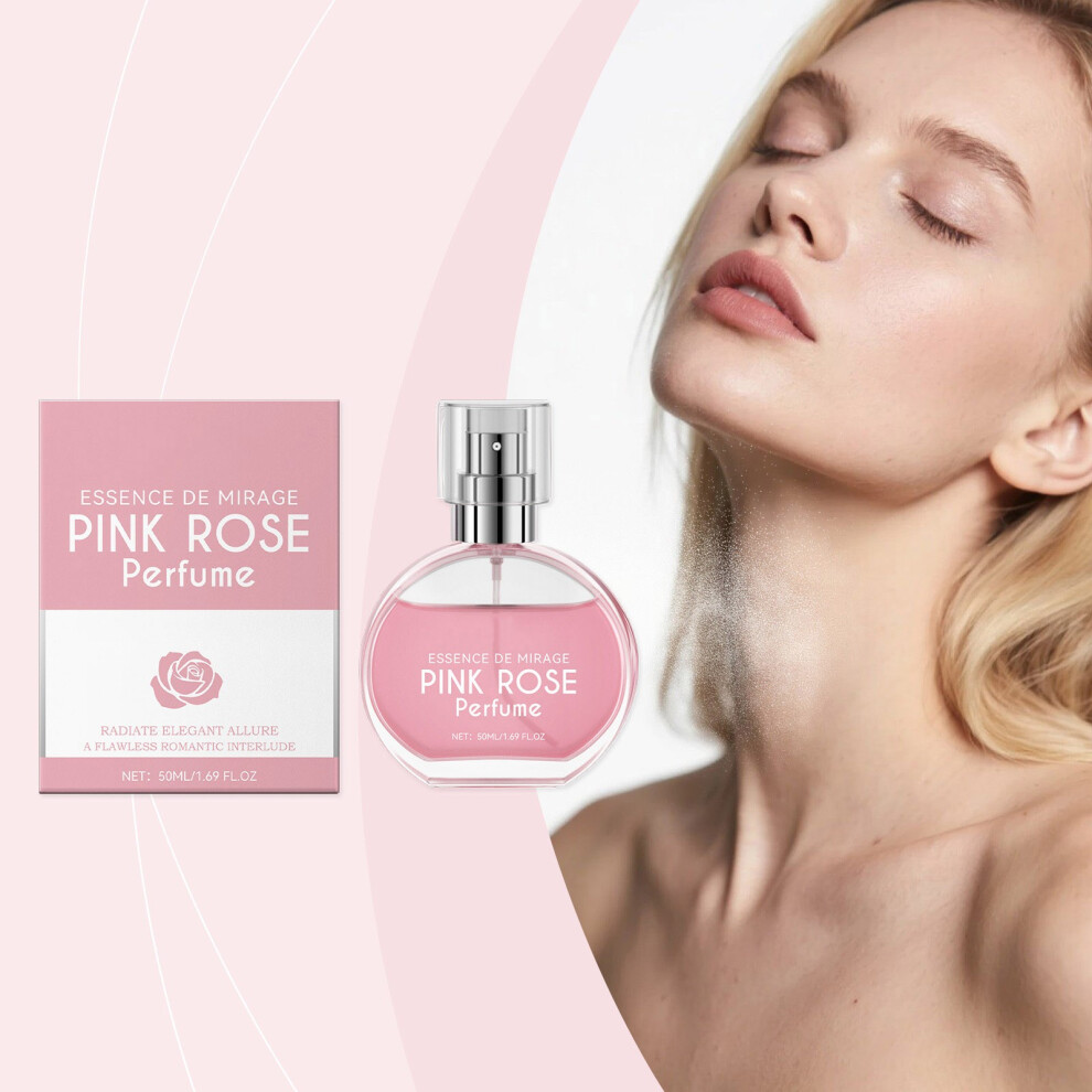 (Multicolor) Romantic   Spray Lasting  Lady's Perfume Elegant Rose  Tone Portable  50ml