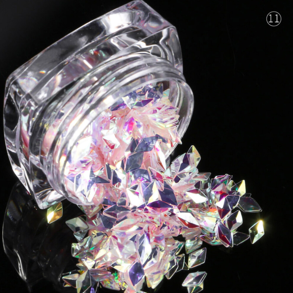 (K) Three-dimensional Sequins  Glitter Sequins Fake Nail Patches Nail Art Accessories
