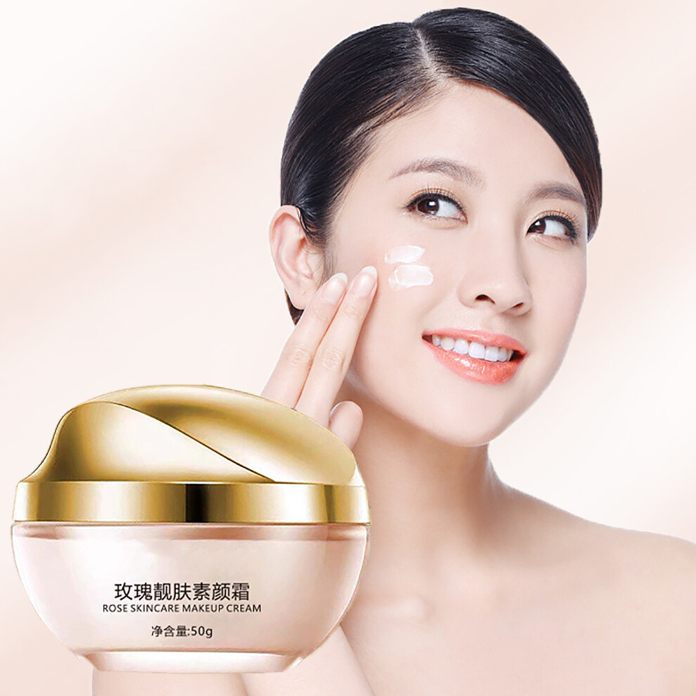 (Multicolor) Rose  Beautifying Cream Moisturizing And Brightening  Face Cream Brightening Concealer Lady Cream 50g