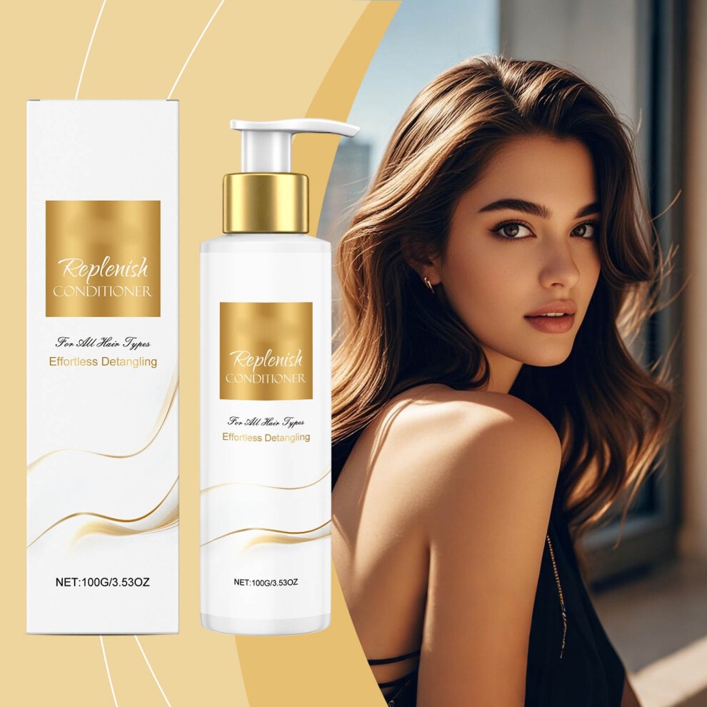 White (White) Moisturizing And Moisturizing Hair Conditioner For Repairing Dryness Improving Frizz And Softening 100G