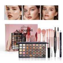 (Black) Eye Makeup Set 40 Colour Eyeshadow Paletted Non Eyeliner Eyeshadow 3ml