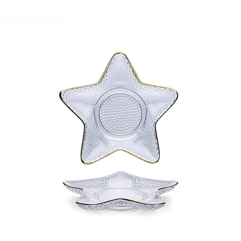 Conch Shell Shaped Salad Plates, Glass Dinner Plates, Pasta Plates, Starfish Plate, Serving Trays For Appetizers Sushi-image-OPC-PM9PCBB-NEW