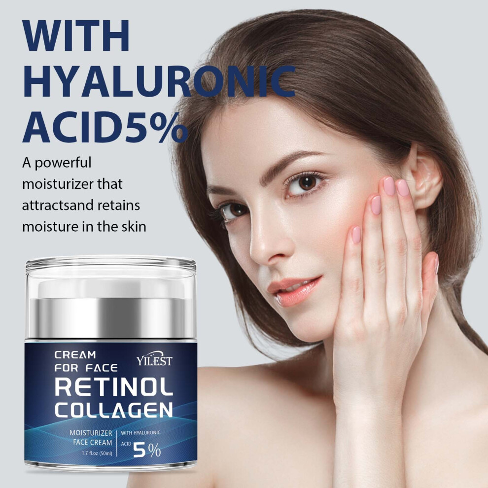 Cream (Multicolor) Retinol Fading Fine Lines Firming Moisturizing Face 50Ml