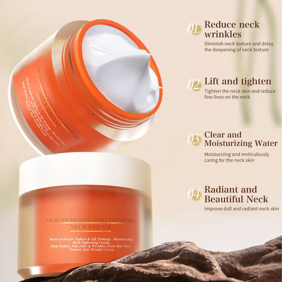 Cream (Multicolor) Firming And Lifting Roller Neck Specially Protects Neck Lines And Fine Lines Neck Moisturizing Firming And Moisturizing 50G