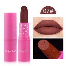 (Multicolor) Matt Matte Velvet Lipstick Not Easy To Fade Color Red Star Rose Lipstick