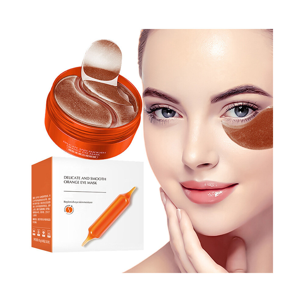 Orange (Multicolor) 60Pcs Eye Mask To Fine Wrinkles Eye Bag Eye Care 80Ml