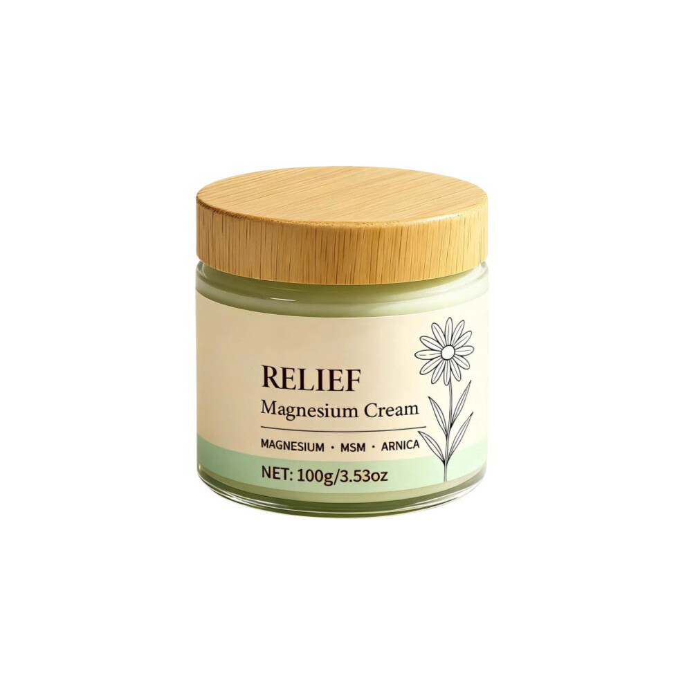 (Multicolor) Soothing Magnesiums Cream Soothing And Relieving Fatigue Magnesiums Cream Helps With Post Exercise Recovery And Relaxation 100g