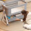 Baby Bedside Crib Sleeper Bassinet Safe Co-Sleeping With Storage Bag 6