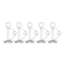 Spirals Shaped Spring Deck Peg 10 Pcs Pack Rope Buckle Tent Stakes For Awnings Camping Hiking