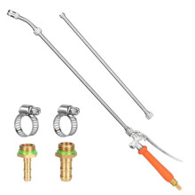 44-Inch Sprayer Wand Brass Barb Replacement, Adjustable Length Garden Hose Wand, Compatible With Most Hoses