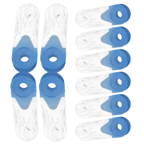 10Pcs Blue Acrylic Window Blind Cord Pulls Safety Handle for Curtains
