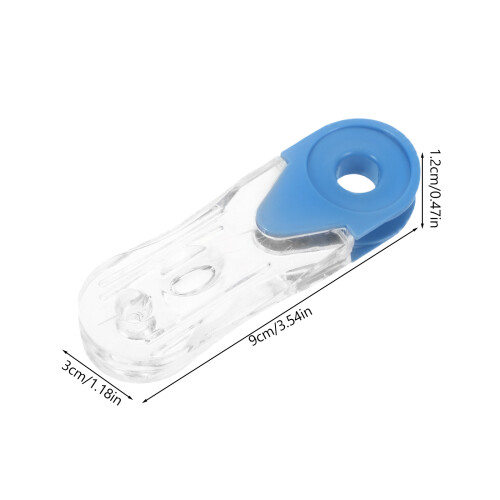 10Pcs Blue Acrylic Window Blind Cord Pulls Safety Handle for Curtains 1