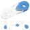 10Pcs Blue Acrylic Window Blind Cord Pulls Safety Handle for Curtains 4
