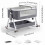 Baby Bedside Crib Sleeper Bassinet Safe Co-Sleeping With Storage Bag 5
