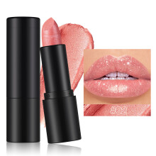 (B) Flash Lipstick Is Easy To Apply And Not Easy To Stick To The Cup. Metallics Lipstick 4g