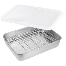 1 Set Grillplatte Tragbare Multifunktionale Abtropfplatte Für Camping