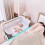 Baby Bedside Crib Sleeper Bassinet Safe Co-Sleeping With Storage Bag 16