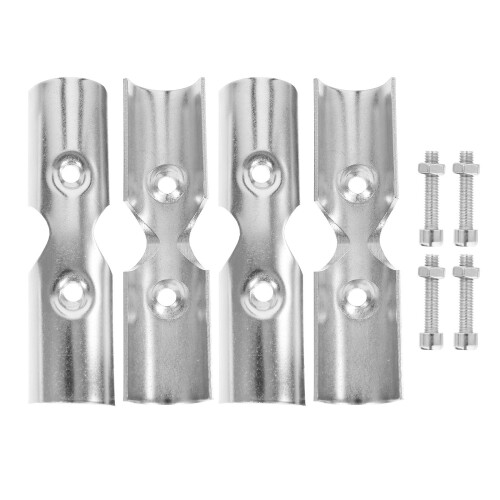 2 Sets Kleiderschrankstangenverbinder Mit