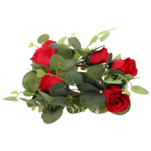 Kerzenring Künstliche Rose Tischdekoration Für Hochzeit Valentinstag