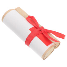 Red Semi-Ripe Xuan Paper Blank Scrolls Traditional Hanging Art