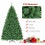 275 cm Artificial Christmas Tree Metal Stand Artificial Tree with 3594 Tips 5