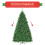 275 cm Artificial Christmas Tree Metal Stand Artificial Tree with 3594 Tips 4