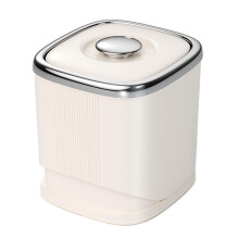 Rice Dispenser PP Material Airtight Seal Silver Plating For Dormitory Kitchen