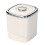 Rice Dispenser PP Material Airtight Seal Silver Plating For Dormitory Kitchen 1