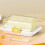 Butter Dish With Lid Dividing Storage Box Container Cheese Keeper Box Kitchen Storage Seal 2