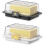 Butter Dish With Lid Dividing Storage Box Container Cheese Keeper Box Kitchen Storage Seal 4
