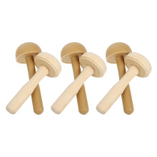 Mushroom Roller Holz Kunststoff 6 St 4,9x1,8x1,8 Zoll