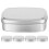 5 Container Aluminiumbox Duft 9,50x7,00x2,50 cm Silber 3