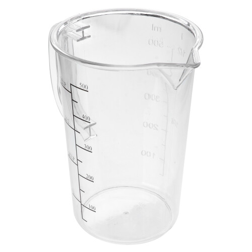 1Pc Clear Plastic Measuring Cup V-Spout Kitchen Baking Tool