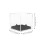 1Set Durable Acrylic Baseball Cube Display Case with Foam Insert Black 2