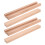 2 Pcs Solid Wood Drawer Slides for Smooth Glide Easy Installation 1