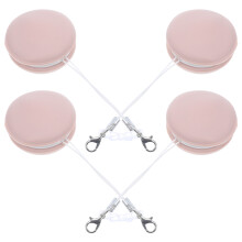 4Stk Macaron Pink Bildschirmreinigung Für Unterwegs 1,4x1,4x0,6Zoll