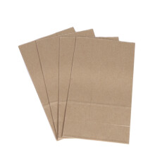 100Stk Kraftpapier Für Süßigkeiten Lebensmittel To Go Gelb