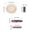 Set Sauerteigglas Mit Thermometer Streifen Und Abdeckungen 2