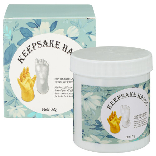 1 set babyhandafdrukkit, gedenkobject, voedselvormen