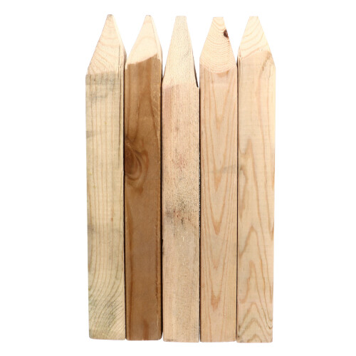5 holzpfähle für baumaßnahmen gartenzäune 1