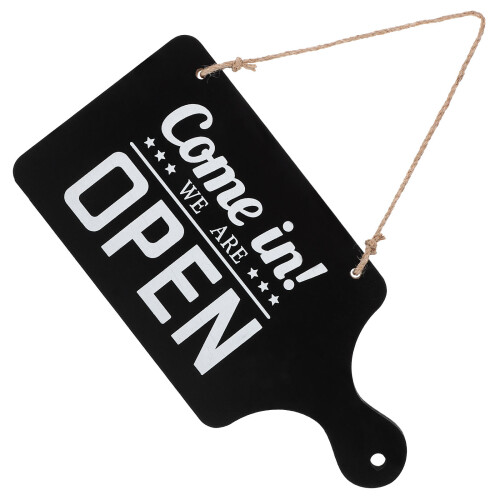Open Closed Schild Für Geschäfte Café Beidseitig Aus Holz