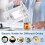 2L Electric Kettle Quiet Fast Glass Kettle Jug with LED Easy Clean Tools 1500W 3